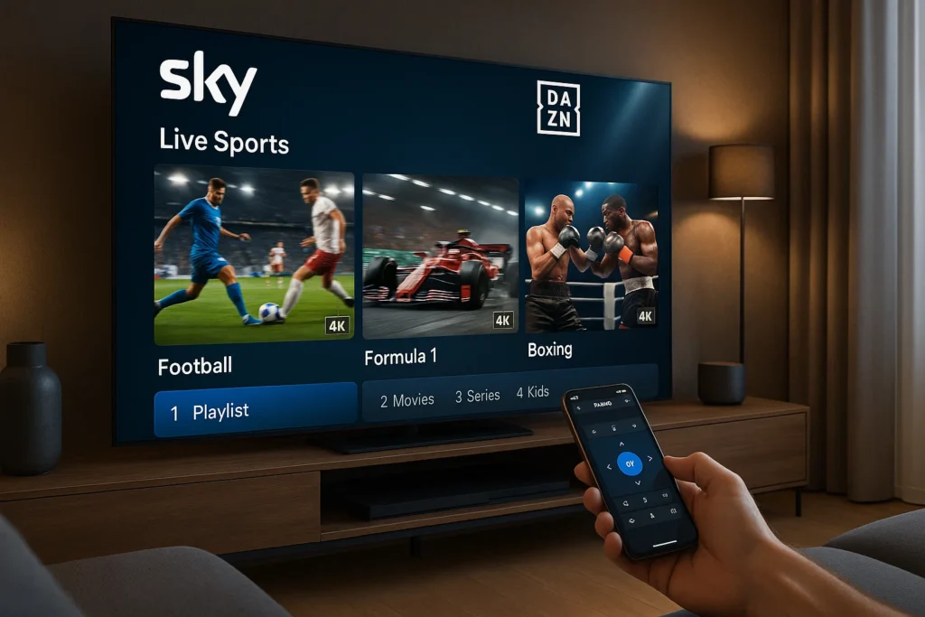 IPTV Playlist Sky DAZN