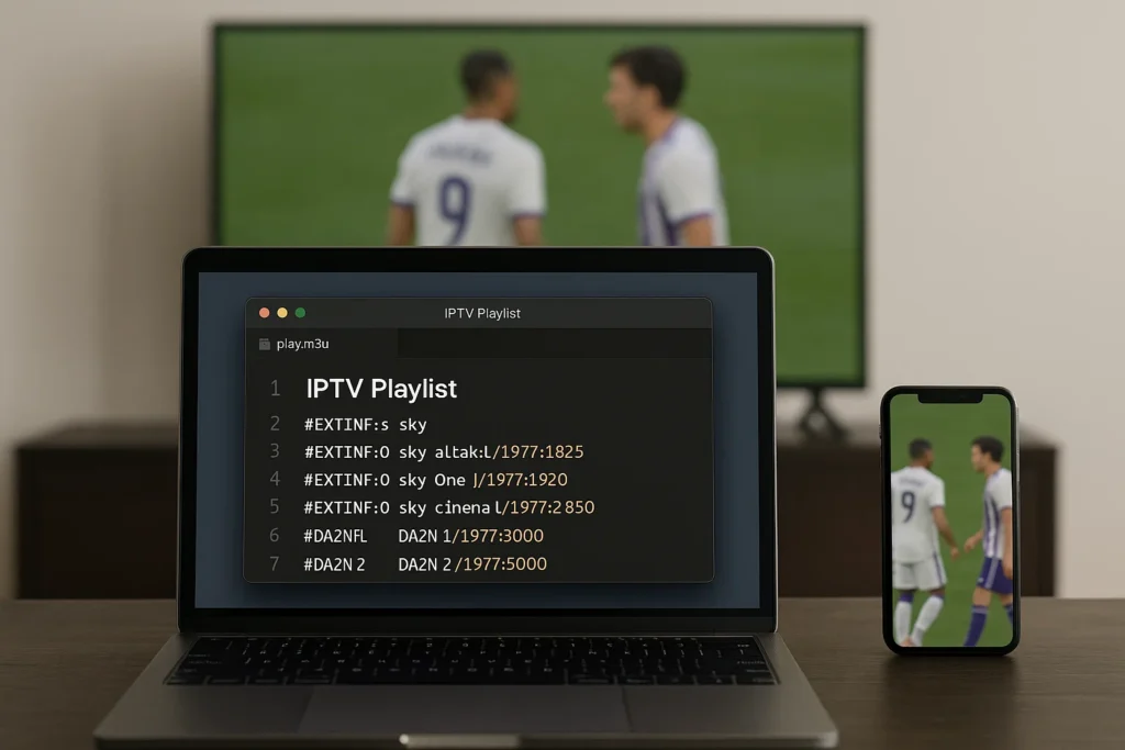 iptv m3u sky dazn
