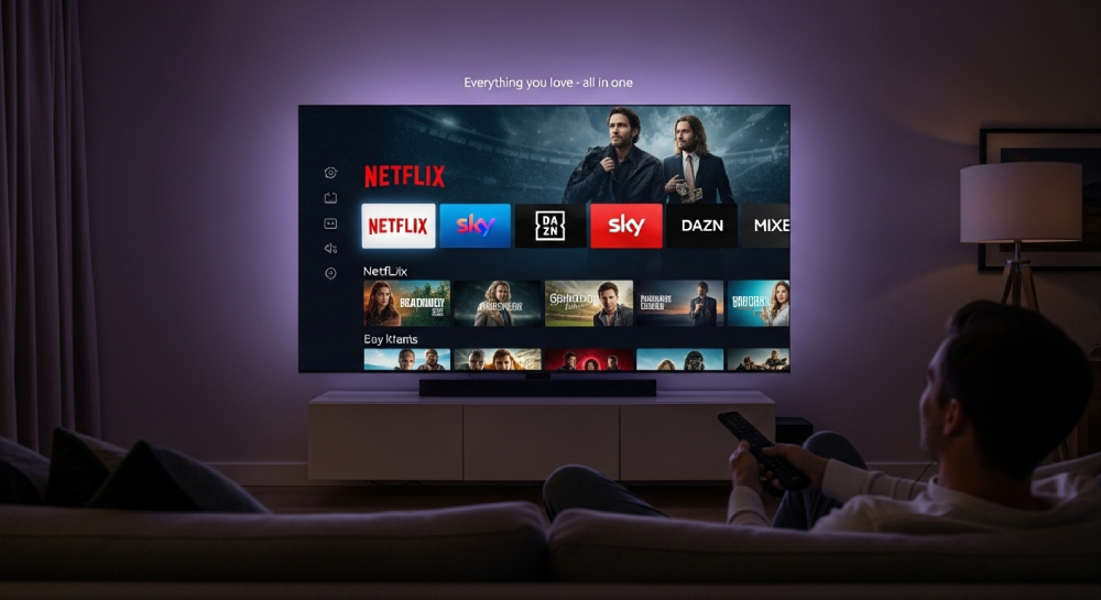 iptv netflix sky dazn