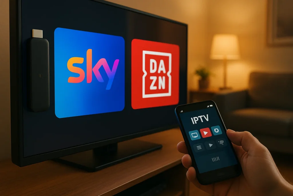 iptv stick sky dazn