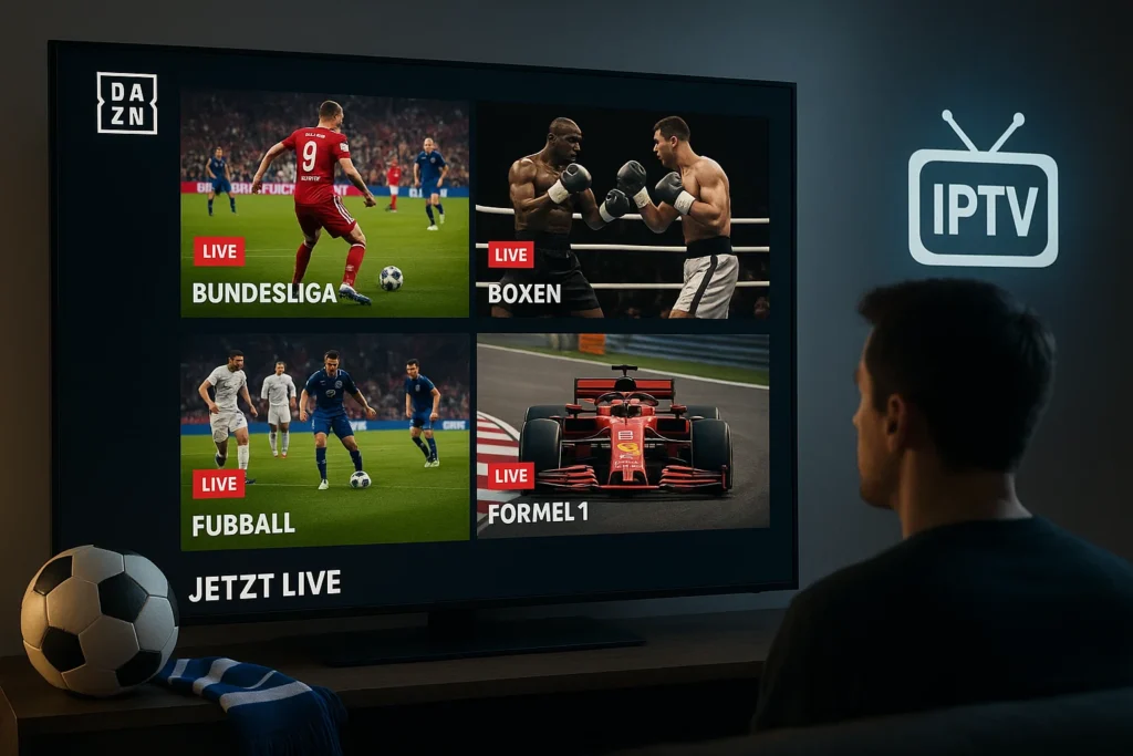 iptv anbieter dazn