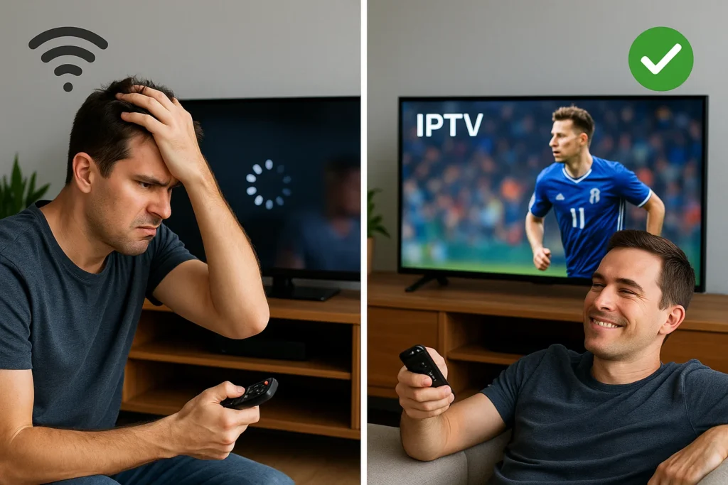 iptv hängt ständig